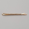 Zinc Alloy Rhinestone Hair Bobby Pins PHAR-WH0018-02B-KCG-1