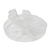 7 Grids Flat Round Polypropylene(PP) Bead Storage Containers CON-XCP0002-18-2