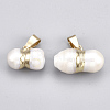 Natural Cultured Freshwater Pearl Charms SSHEL-S254-07A-2