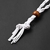 Braided Wax Rope Cord Macrame Pouch Necklace Making NJEW-J007-02-4