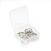 9Pcs 9 Style Brass Cuff Rings RJEW-LS0001-08P-7