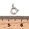 Brass Spring Ring Clasps KK-D407-20P-A-3