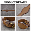 Retro Cowhide Leather Cord Bracelets for Women Men BJEW-WH20012-08AB-5
