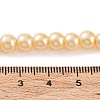 Baking Painted Pearlized Glass Pearl Round Bead Strands X-HY-Q003-6mm-61-5