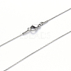 Non-Tarnish 304 Stainless Steel Boston Link Chain Necklace NJEW-S420-005C-P-2
