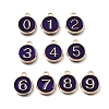 Alloy Enamel Charms ENAM-T010-07I-1