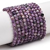 Natural Charoite Beads Strands GG-CBAA8F4-B09-4mm-A-2
