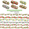   6 Yards 6 Colors Polyester Lace Trim OCOR-PH0001-61-2