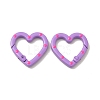 Spray Painted Alloy Spring Gate Rings X-FIND-A027-01-2