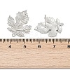Brass Stud Earring Findings KK-Z099-04P-02-3