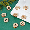 WADORN 20Pcs Alloy Connector Buckle Eyelet Screw Ring FIND-WR0005-54-4