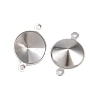 304 Stainless Steel Connector Charms STAS-B108-02P-02-2