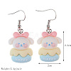 Food Theme Resin Dangle Earrings FS-WGC167F-08-1