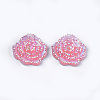 Resin Rhinestone Cabochons CRES-T012-02C-2