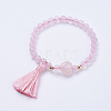 Tassel Charm Bracelets BJEW-P190-05A-1