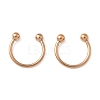 303 Stainless Steel Circular/Horseshoe Barbell Nose Rings WG86D19-23-1
