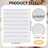Rectangle Polyester Insole Cloth FIND-WH0139-342B-2