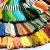 50 Skeins 50 Colors 6-Ply Polycotton Embroidery Floss PW-WG50154-01-4