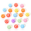 Opaque Acrylic Beads MACR-YW0001-18G-7