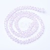 Electroplate Glass Beads Strands X-EGLA-A034-J6mm-B04-2