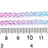 Gradient Color Baking Painted Glass Bead Strands X-DGLA-A039-T2mm-A06-5