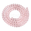 Transparent Glass Beads Strands GLAA-T032-T4mm-10-3