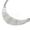 Chunky with Cubic Zirconia Necklaces NJEW-Q322-02P-3