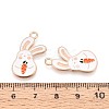 Alloy and Enamel Pendants PALLOY-T092-58-3