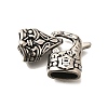 304 Stainless Steel Fold Over Clasps STAS-R140-10AS-01-1