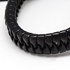 Trendy Unisex Casual Style Imitation Leather and Leather Bracelets BJEW-L302-01-2
