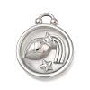 12 Constellations 304 Stainless Steel Pendants STAS-F354-01P-12-1
