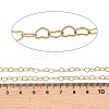 304 Stainless Steel Heart Link Chains CHS-C013-04G-01-2
