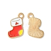 Christmas Alloy Enamel Pendants ENAM-D047-09LG-08-1