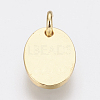 Brass Enamel Charms ZIRC-F083-027G-01-RS-2