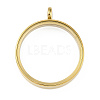 Ion Plating(IP) 304 Stainless Stee Locket Pendants STAS-S132-16G-04-1