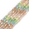 Electroplate Glass Beads Strands EGLA-D030-09-1