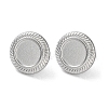 Non-Tarnish 304 Stainless Steel Stud Earrings Findings LS-STAS-M323-07P-1