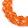 Transparent Glass Beads Strands EGLA-N013-T10mm-D09-3