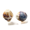 Vintage Style Glazed Ceramic Porcelain Beads PORC-H013-01-25-2