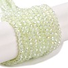 Baking Electroplate Glass Beads Strands DGLA-A039-J4mm-B17-1