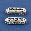 Brass Crystal Rhinestone Spacer Bars RB-T019-01F-S-1