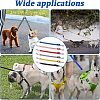 CHGCRAFT 6Pcs 6 Colors Adjustable PP Pet Dog Extended Leash AJEW-CA0002-66-5