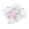 50Pcs 10 Colors Synthetic Moonstone Beads Strands G-YW0001-08-5