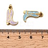 304 Stainless Steel Enamel Pendants STAS-B097-26G-07-3