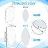 200Pcs 2 Styles Mirror Surface Mosaic Tiles Glass Cabochons DIY-OC0012-43-2
