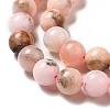 Natural Imitation Pink Opal Beads Strands G-G992-A03-4