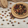 200Pcs 20 Styles Wood Beads WOOD-TA0001-79-11