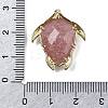 Natural Strawberry Quartz Pendants G-U019-02G-06-3