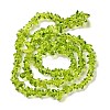 Spray Painted Transparent Glass Beads Strands GLAA-P060-01A-11-2