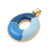 Alloy Enamel Pendants ENAM-S023-01G-O-3